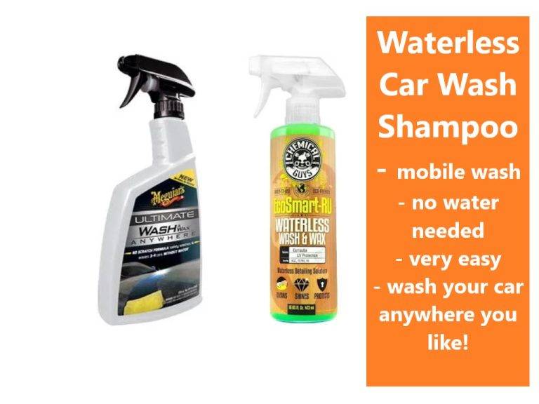 Waterless car wash shampoo in the market right now