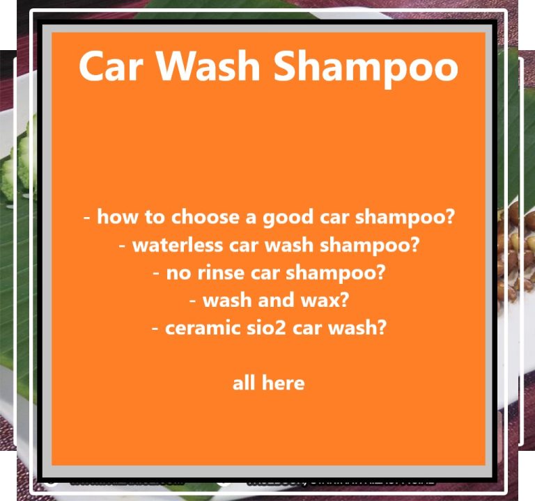 Car Wash Shampoo