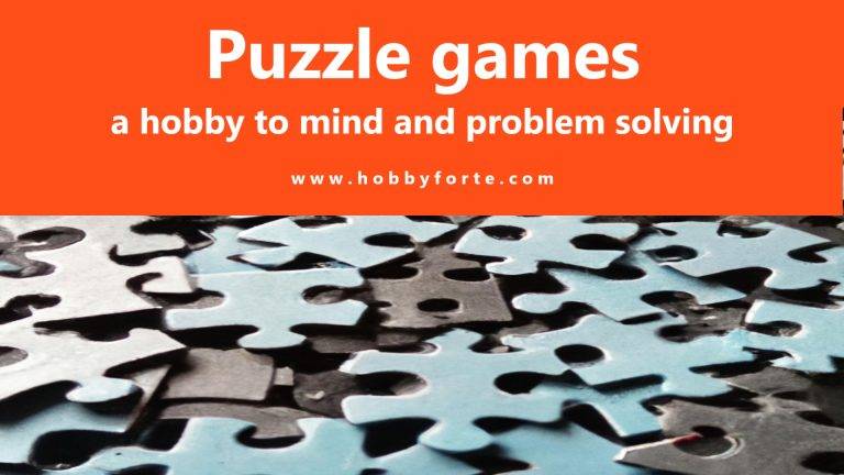 Puzzle games a hobby to mind and problem solving